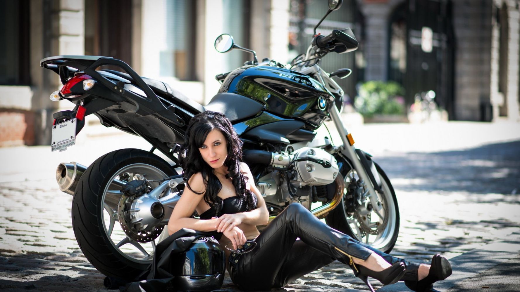 European women on bikes in Dehradun