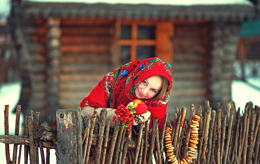 Sexy girl Women in Slavic costumes in Dehradun